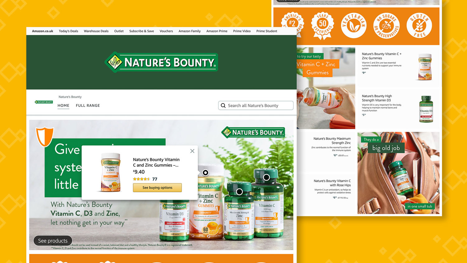 Natures Bounty Easy As Vitamin A B C 00B
