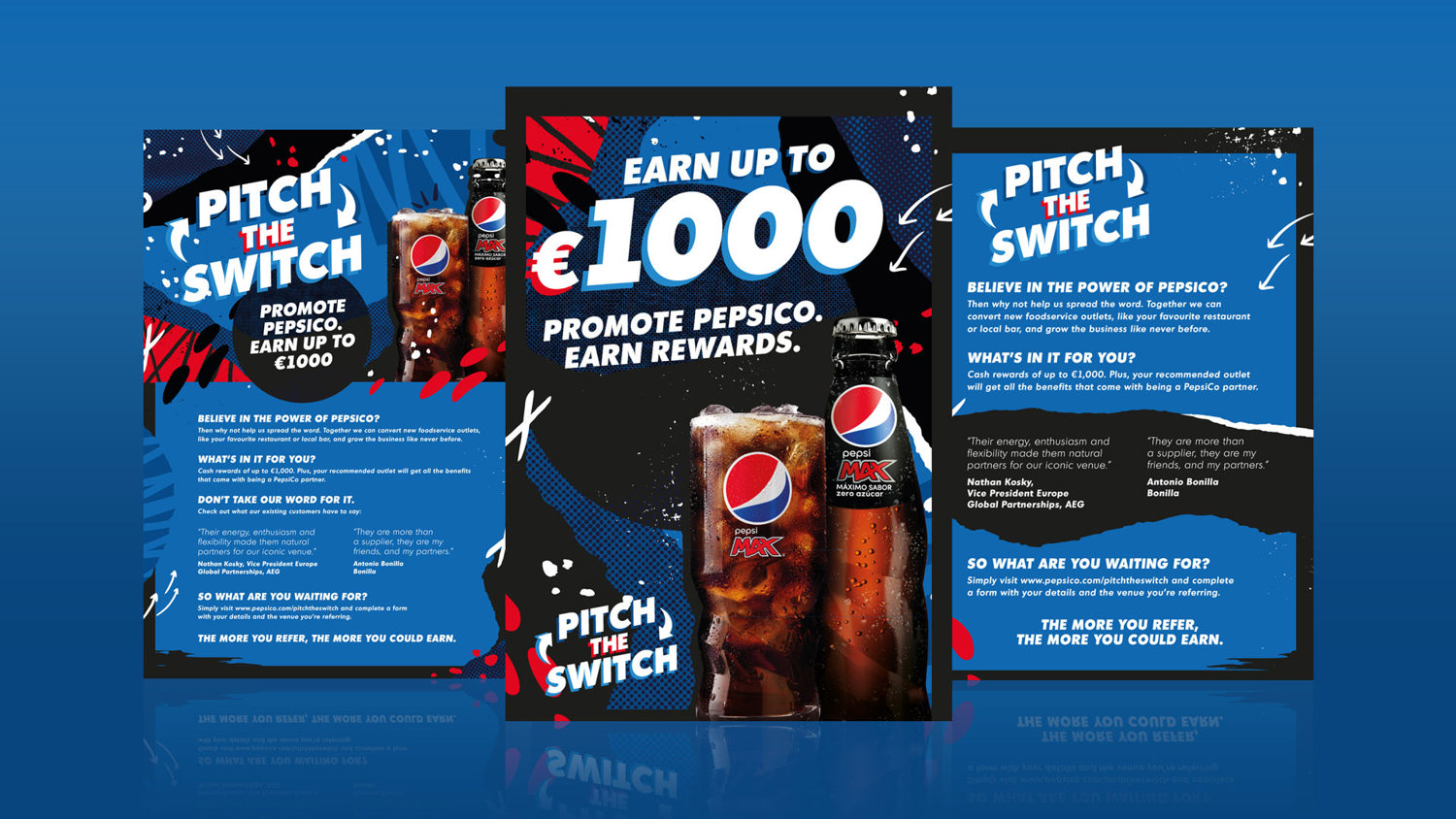 Pepsi Pitch The Switch Leaflet